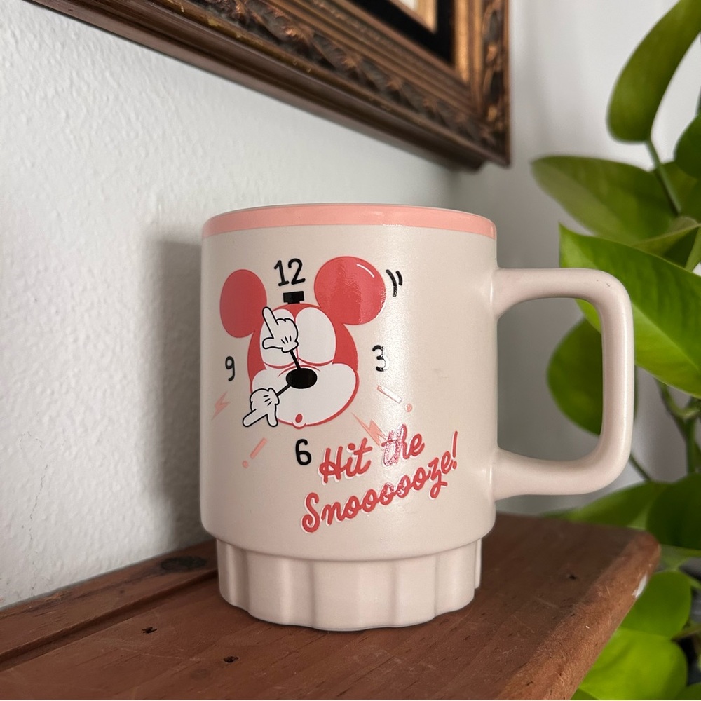Disney Mickey Mouse Coffee Mug Hit the Snooze
